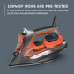 Rowenta Iron Steamer for Clothes, Stainless Steel Soleplate Steam Iron Microste