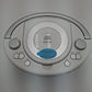 Silver Boombox Bluetooth CD Player FM Radio Portable WTB-791 with USB AUX