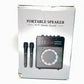 Karaoke Machine for Adults, Portable Karaoke Machine with Bluetooth and 2 Wirele