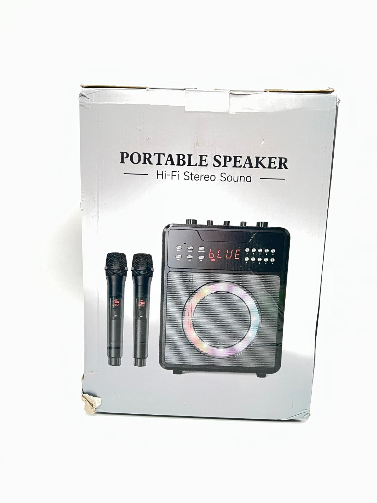Karaoke Machine for Adults, Portable Karaoke Machine with Bluetooth and 2 Wirele