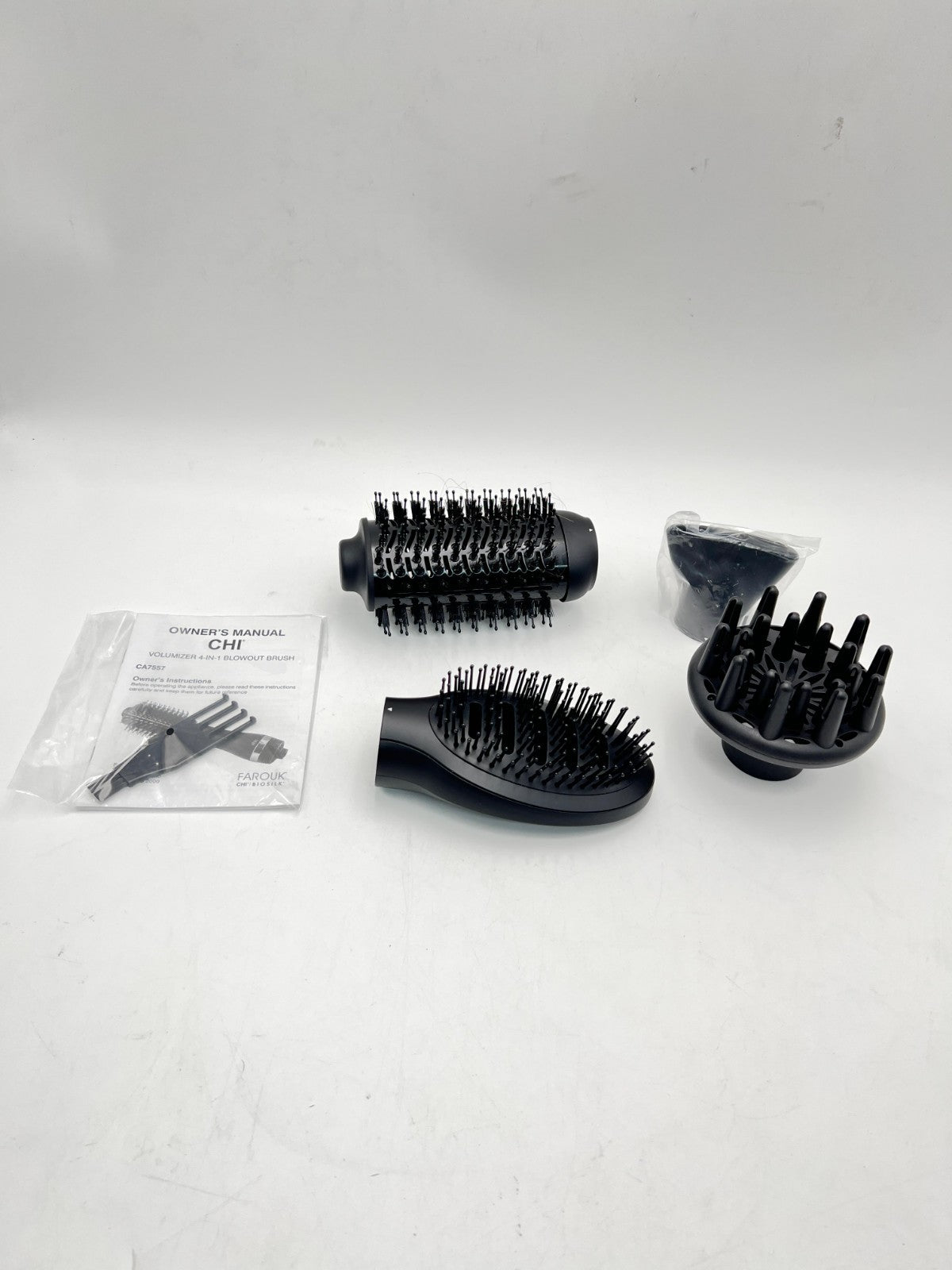 CHI Volumizer 4-in-1 Blowout Brush/Hair Dryer Creates Smooth/Silky & Shiny Hair
