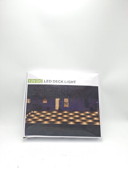 GEYUEYA Home RGB Decking Lights Kit, 30MM 12V 0.5W Bluetooth APP