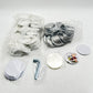 folconroad Button Maker Machine 58mm Pin Installation-Free DIY Pin Badge Button