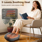 JZBRAIN Shiatsu Foot Massager Machine with Heat : Deep Kneading Foot Massager