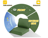 AAAAAcessories Outdoor Deep Seat Cushions, Waterproof, Fade-Resistant Patio Furn