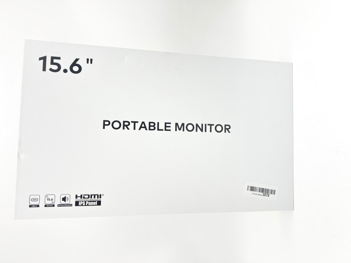 PTABLE MONITOR 15.6 INCH, IPS PANEL, HDMI, USB-C, SURROUND SPEAKERS,SUPPORT MULT
