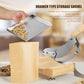 CGOLDENWALL 2 Blades Chinese Medicine Slicer Manual Radiused Biltong Slicer,