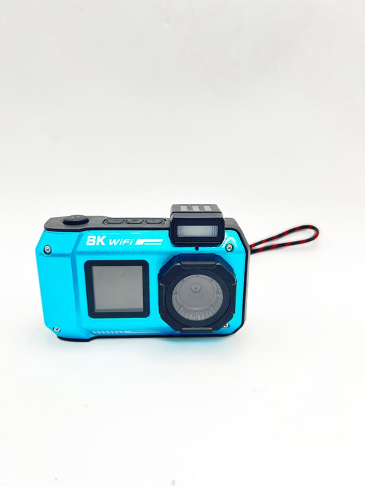 8K UHD 70MP WiFi Digital Camera Rugged Waterproof Dustproof Shockproof 33FT Und
