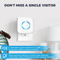 Wireless Doorbell Extender with Receiver Connects to Existing Hardwired Doorbell