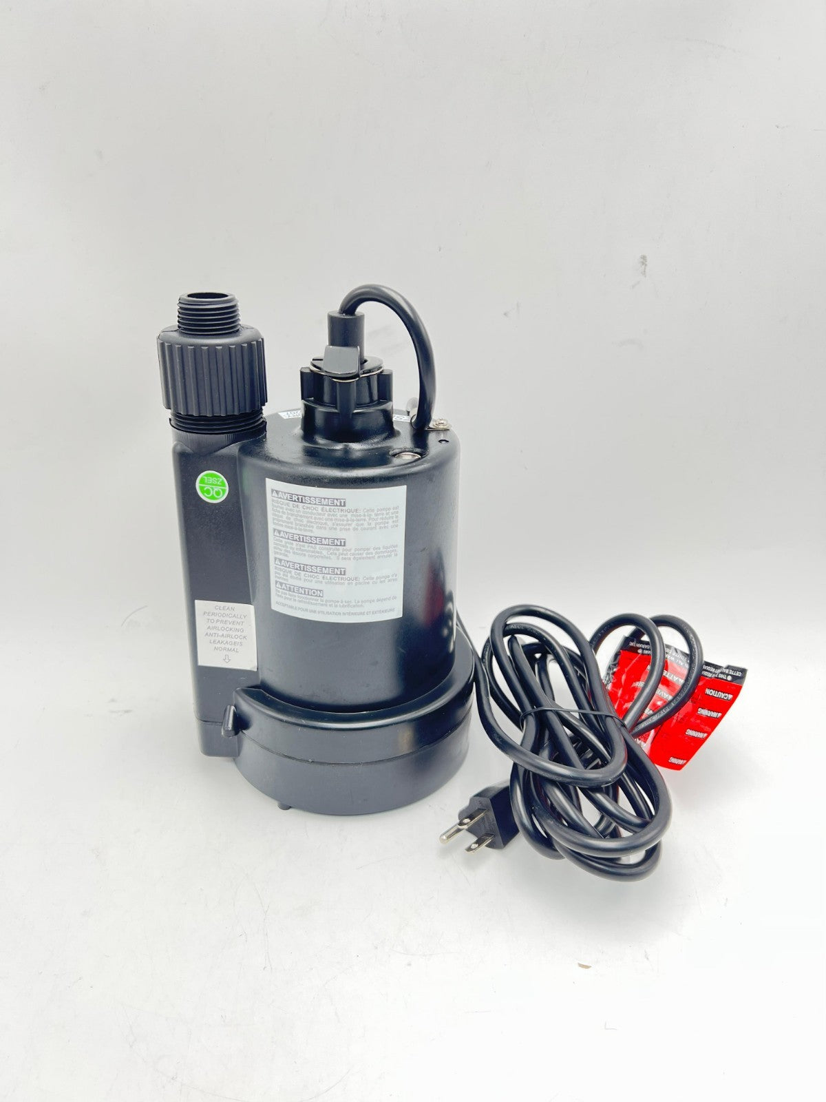Superior Pump 1/4 HP Thermoplastic Utility Water Pump (91250)