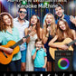 Karaoke Machine for Adults, Portable Karaoke Machine with Bluetooth and 2 Wirele