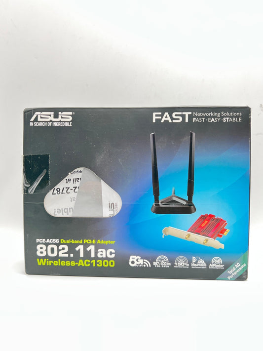 ASUS PCE-AC56 DUAL BAND PCI-E  WIFI ADAPTER 802.11AC WIRELESS-AC1300