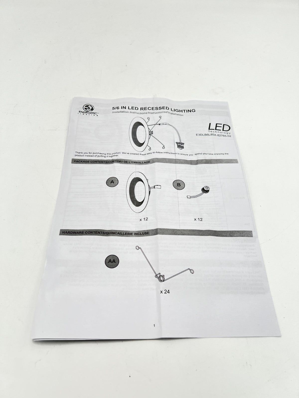Energetic 12 Pack 5/6 Inch 5CCT LED Recessed Lighting, Dimmable Can Lights with