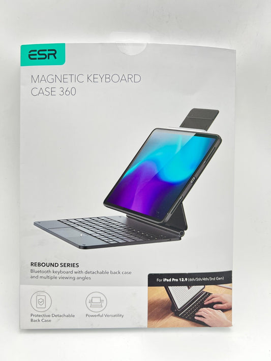 ESR iPad Pro 12.9 Case with Keyboard, Easy-Set Magnetic Stand