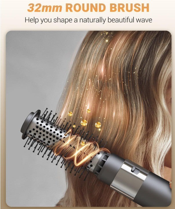 Hair Dryer Brush 6 in 1 Professional Hot Air Styler 110,000 RPM Auto Wrap Curler
