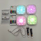 LOFTEK Pool Lights 4 Pack, Rechargeable Submersible LED Lights with Remote,