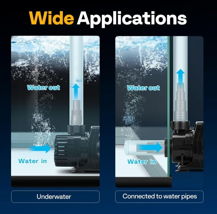 VIVOHOME Electric 120W 2700GPH Submersible Water Pump for Koi Pond Pool Waterfal