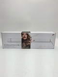 T3 Singlepass Curl 1.5" Custom Blend Ceramic Curling and Wave Iron - White...