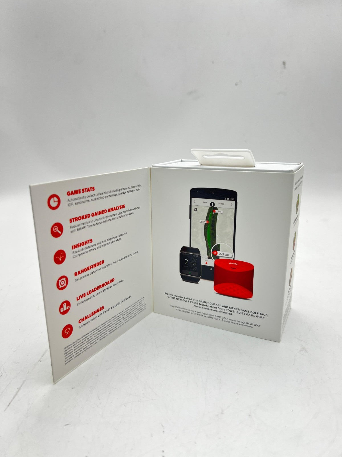 GAME GOLF DIGITAL TRACKING SYSTEM & LIVE DEVICE ONLY REAL - TIME GPS SHOT TRACKI