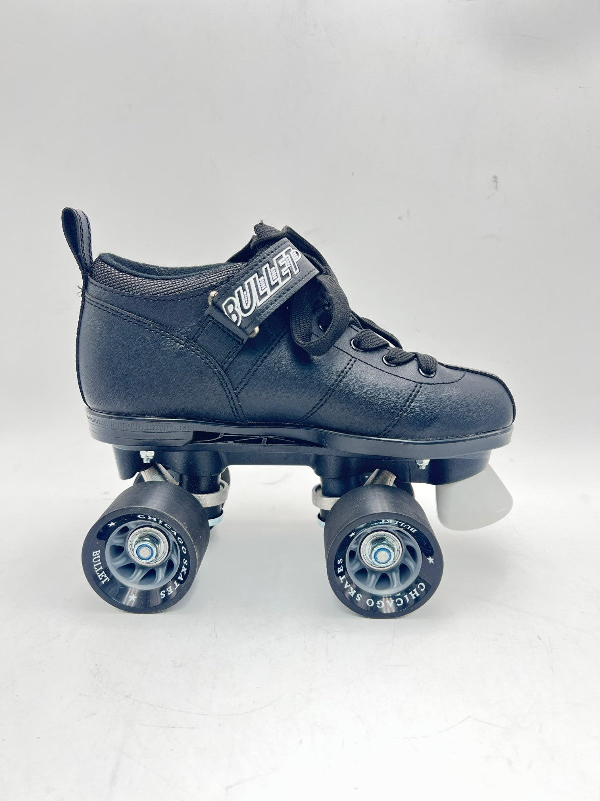Chicago Skates Bullet Speed Quad Roller Skates, MENS, BLACK , SIZE 4