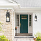 Darkaway Outdoor Lights Fixture Wall Mount, Exterior Wall Light with Water Rippl