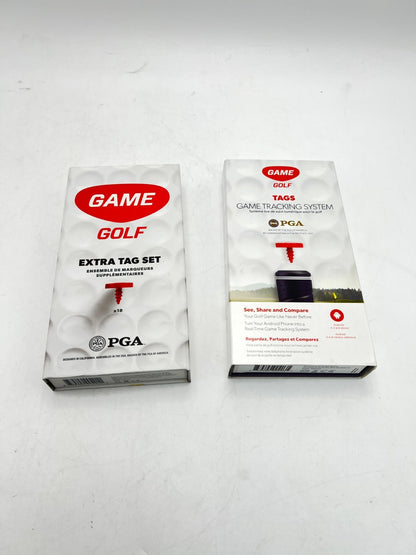 GAME GOLF EXTRA TAG SET & TAGS GAME TRACKING SYSTEM