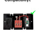 Wireless Doorbell Extender with Receiver Connects to Existing Hardwired Doorbell