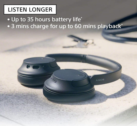 Sony WH-CH720N Wireless Over-Ear Headphones - Blue