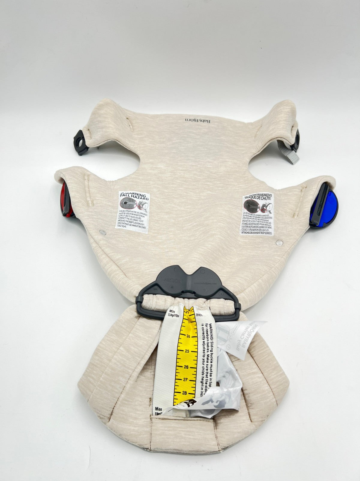 BabyBjörn Baby Carrier Mini, Light Beige | Newborn Carrier (7-25 lbs), Ergonomic