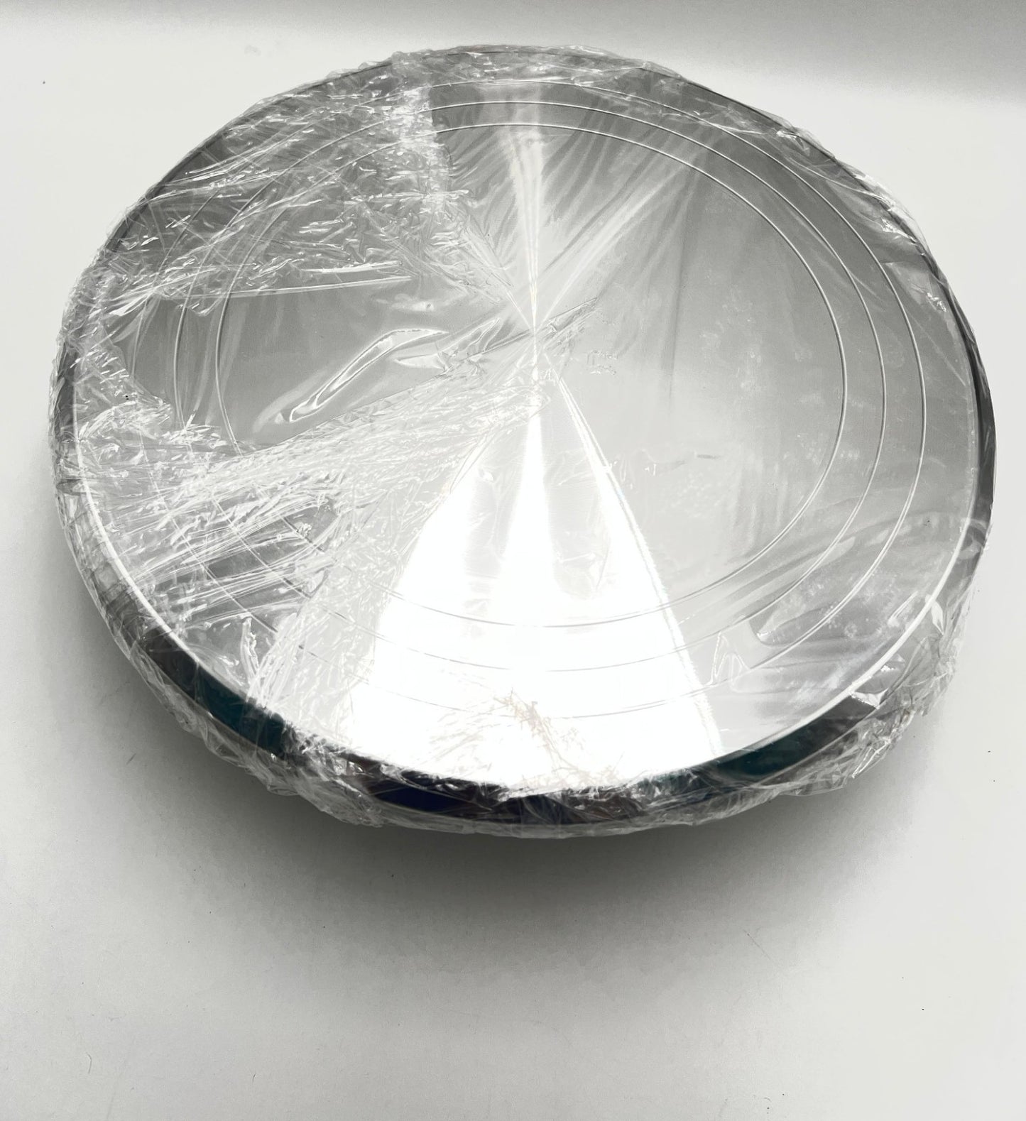 Syntus Aluminium Alloy Revolving Cake Stand 12" Rotating Cake Turntable for Cake