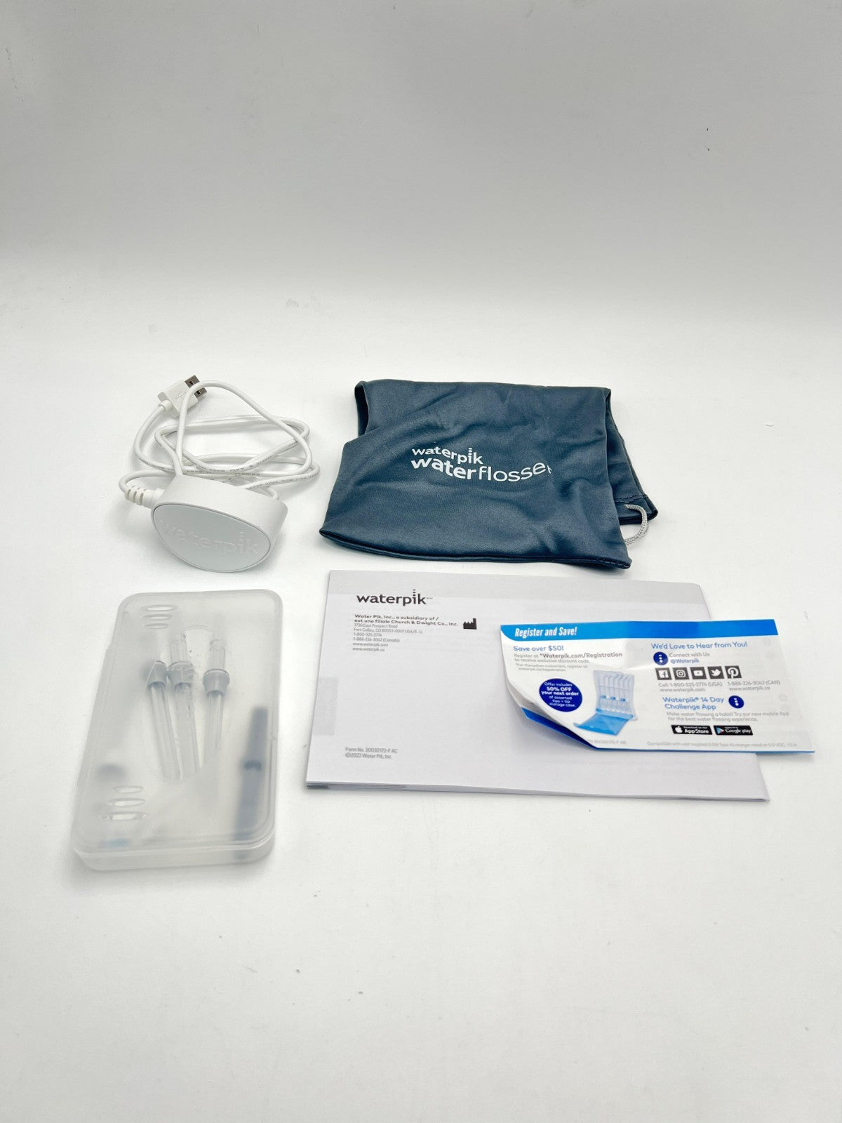 Waterpik Cordless Advanced Water Flosser White  DT-100E