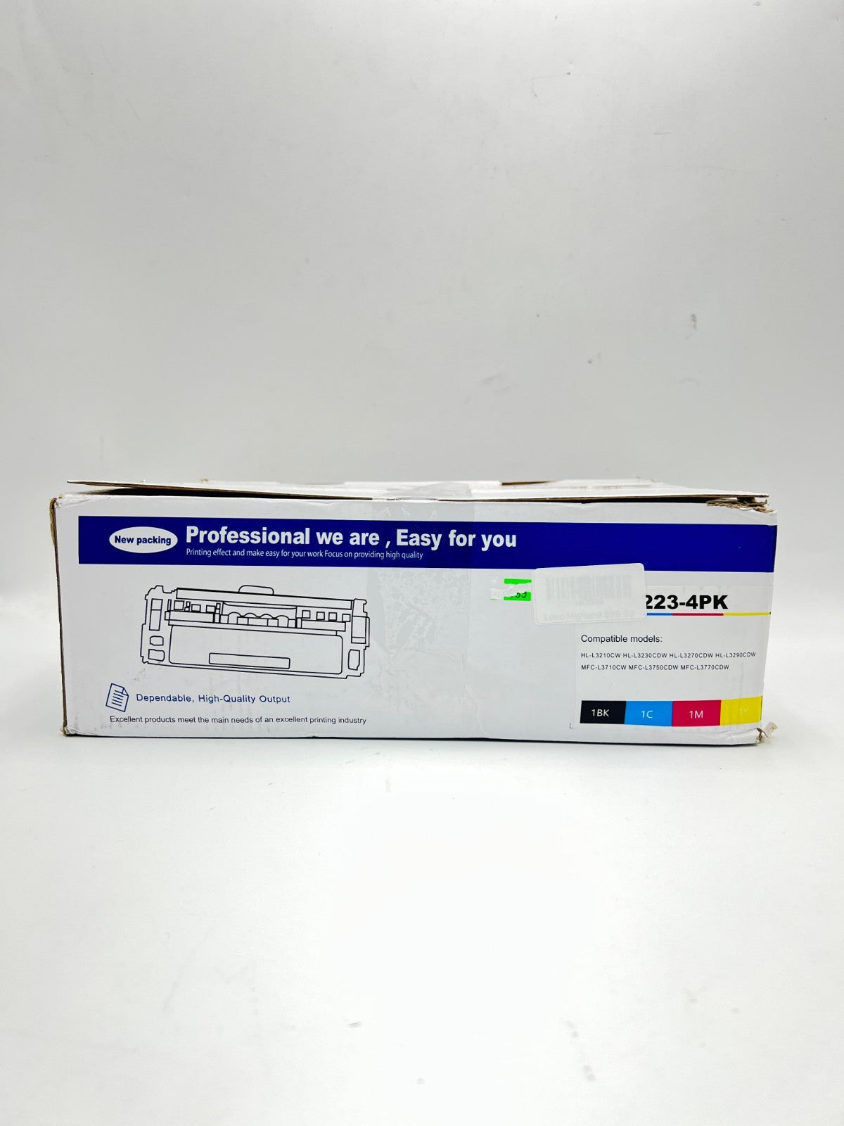 TN-223 TN223 BK/C/M/Y Toner Cartridge 4 Pack Compatible TN223
