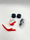 JDMSPEED New Heavy Daty Front Car Tow Hooks Left & Right with Hardware Red Repl