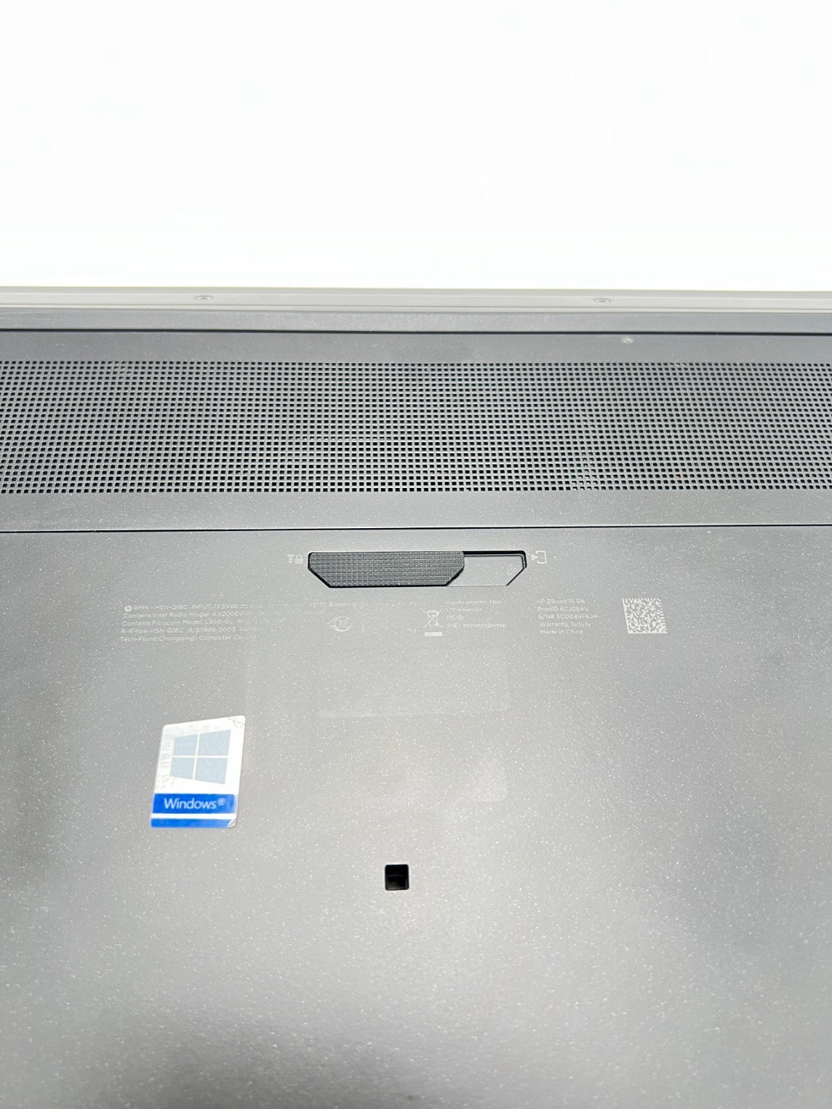 HP ZBook 15 G6 15.6" Laptop i7-9850H 32GB RAM 1TB SSD Windows 11 Pro -F6JH