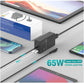 65W Charger Compatible with Microsoft Surface Pro 11, 10, 9, 8, 7+, 7, 6, 5, 4,