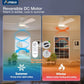 Amico Ceiling Fans with Lights, 42 inch Low Profile Ceiling Fan with Light