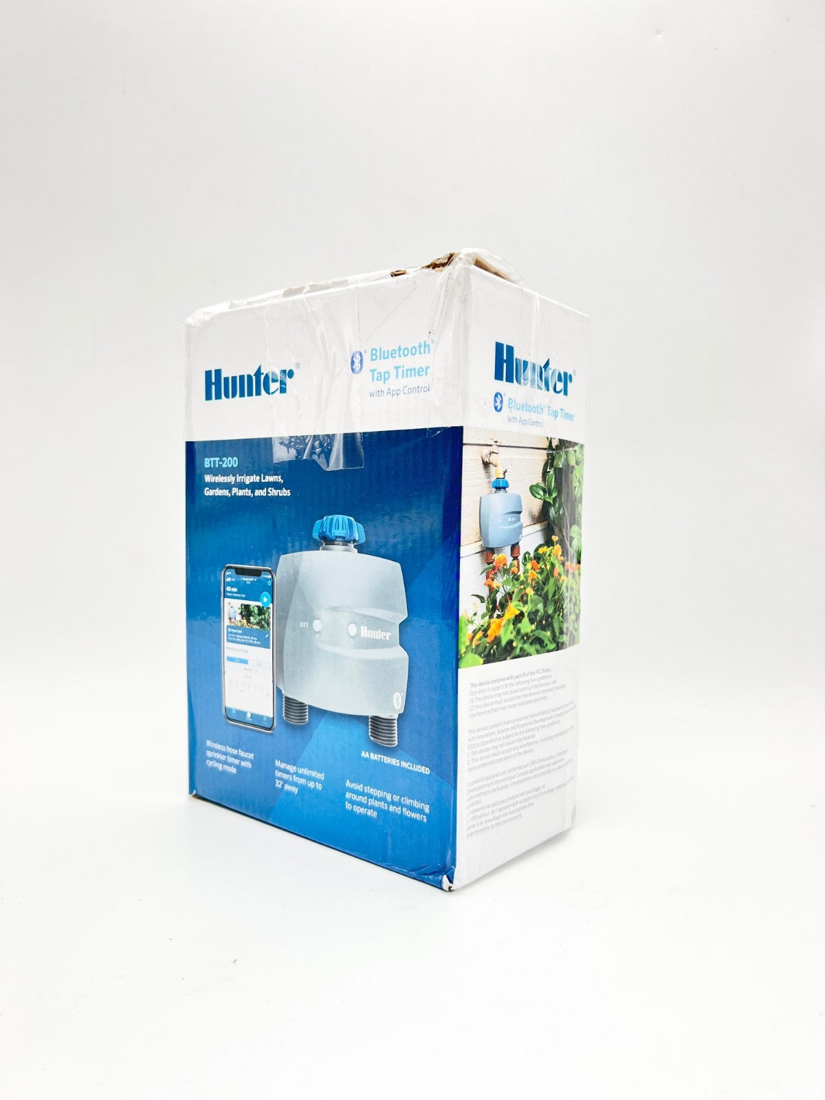 Hunter BTT Bluetooth Hose Timer, 2-Zone Smart Irrigation Controller, App Cont...