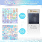 9FTx4FT Black Shimmer Wall Backdrop Halloween Photo Backdrop Shiny Square Panel