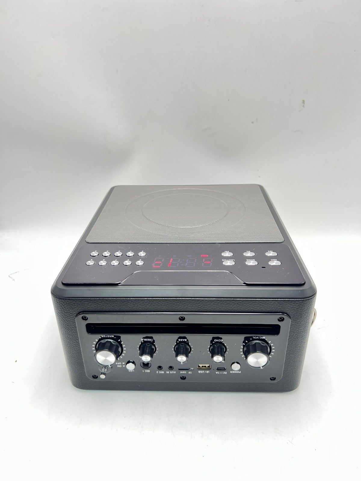 Karaoke Machine for Adults, Portable Karaoke Machine with Bluetooth and 2 Wirele