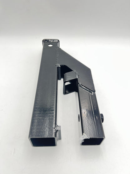Clamp On Trailer Hitch Receiver 2" Ball Mount Adapter for Forklift Bucket, Tract
