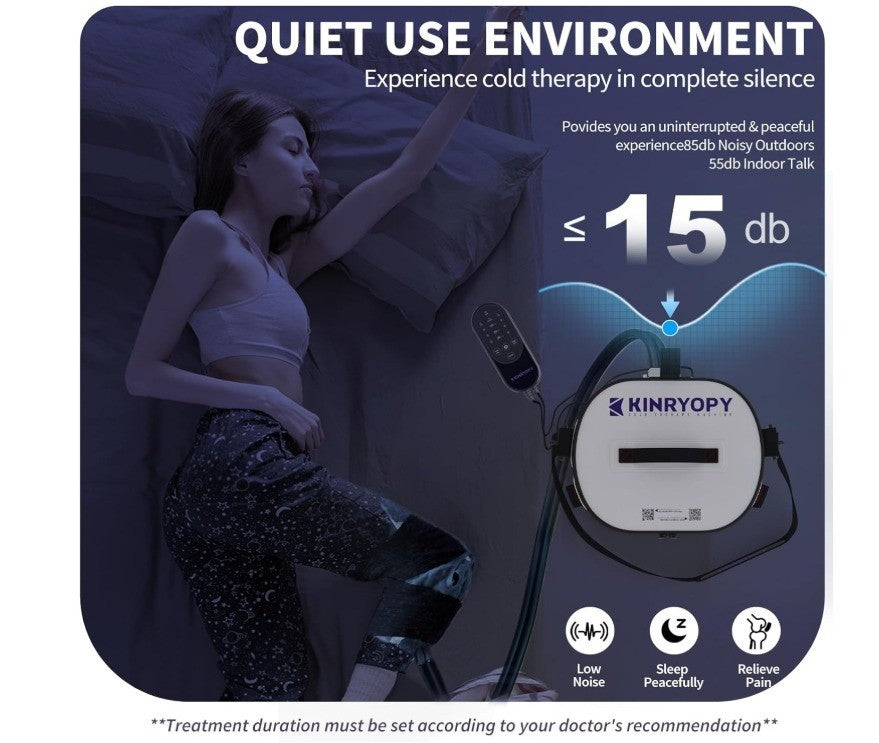 Cold Therapy Machine with Programmable Timer, Portable Ice Machine for Knee