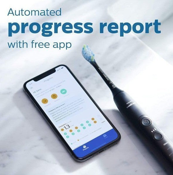 Philips Sonicare ExpertClean 7500 White, Rechargeable Electric Power Toothbrush,