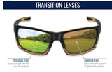 Bullhead Safety Eyewear Swordfish Glasses - Anti-Fog, Lightweight, Impact/Scratc