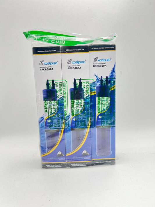 Excelpure Water Filter RFC6600A.  4 Pack. New In Box