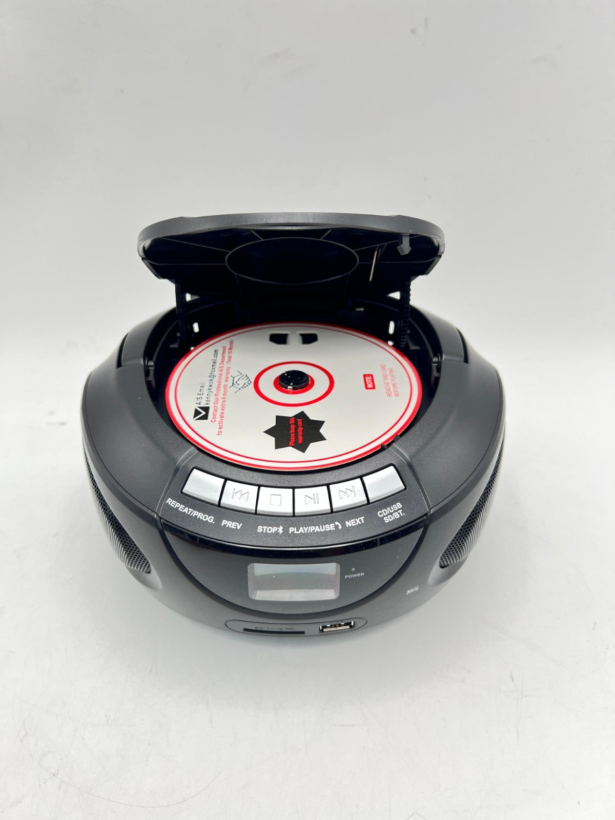 Gelielim Portable CD Players for Home, CD Boombox with AM/FM Stereo Radio, Bl...