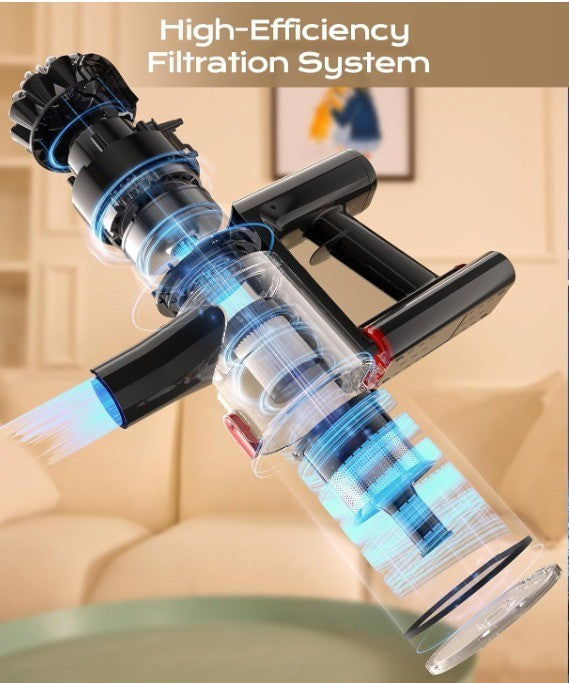 V15 Cordless Vacuum Cleaner, 45Mins Powerful Vacuum Cleaners for Home