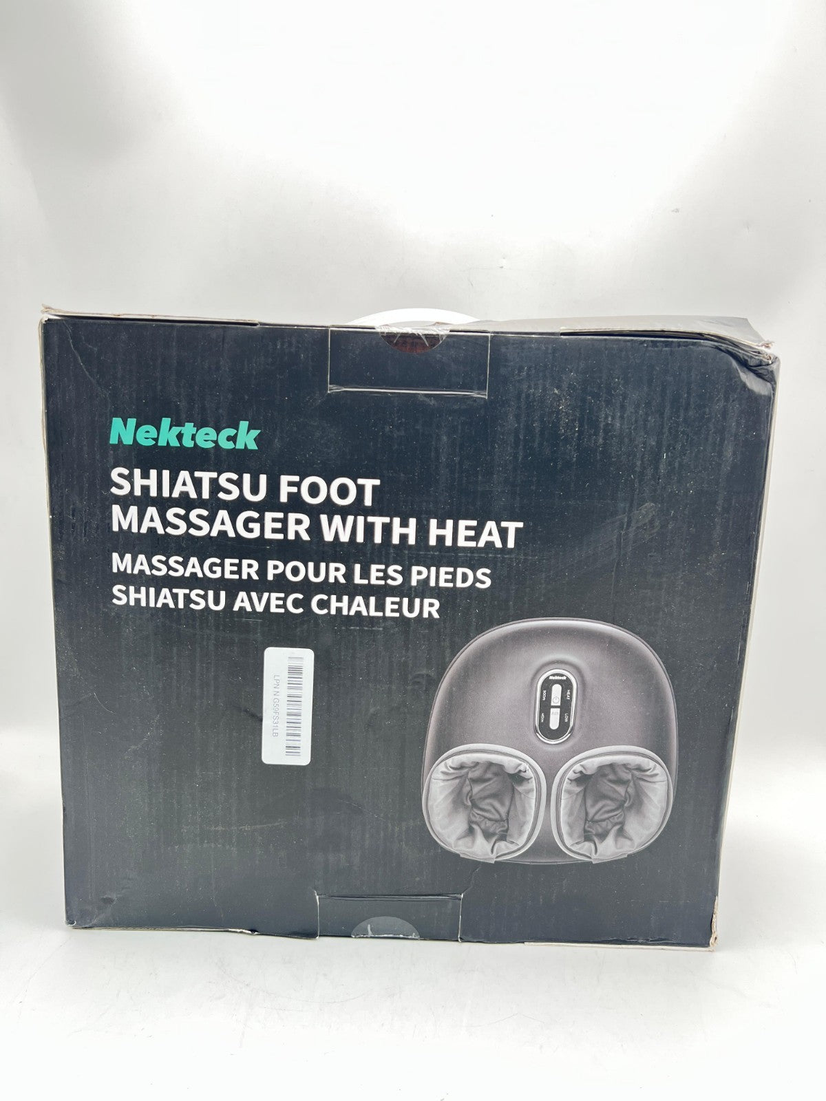Nekteck Foot Massager with Heat Therapy, Deep Kneading & Air Massage